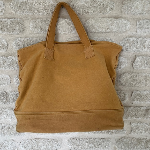 Polo Ralph Lauren RRL Double RL canvas tote bag cattle co. R. Lauren & Co. Tan - Picture 9 of 10